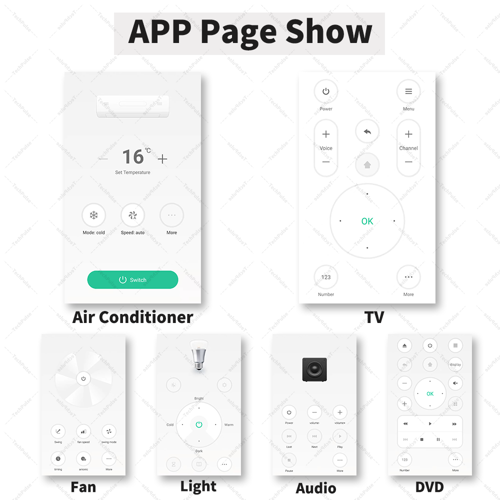 WiFi Smart Home Universal IR RF Remote Control WiFi Smart Home Universal IR RF Remote Control