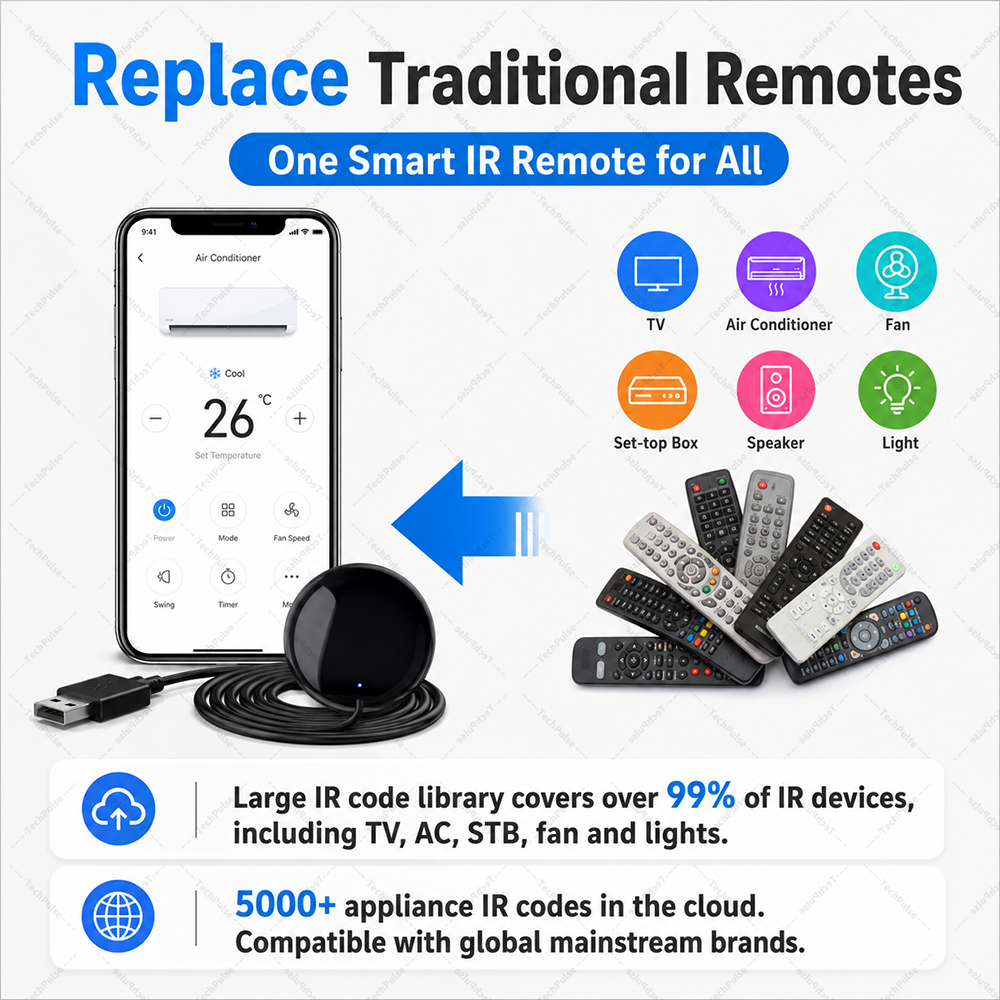 WiFi Smart Home Universal IR RF Remote Control WiFi Smart Home Universal IR RF Remote Control