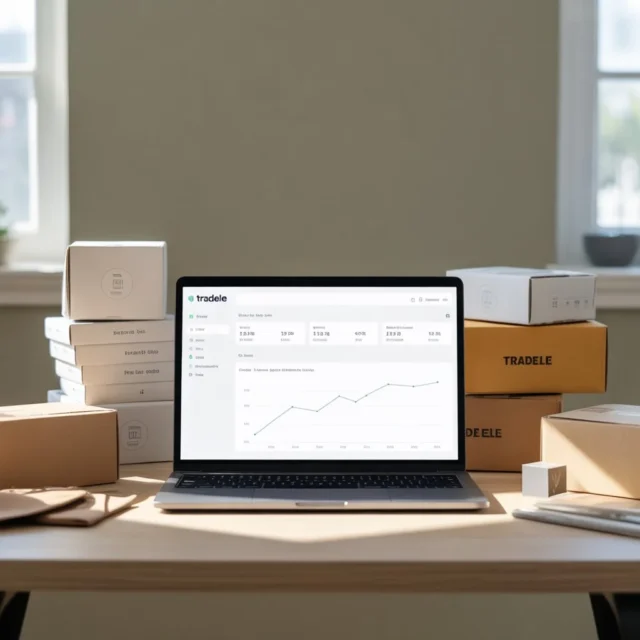 Tradelle dropshipping supplier dashboard showing product discovery and shipping management.