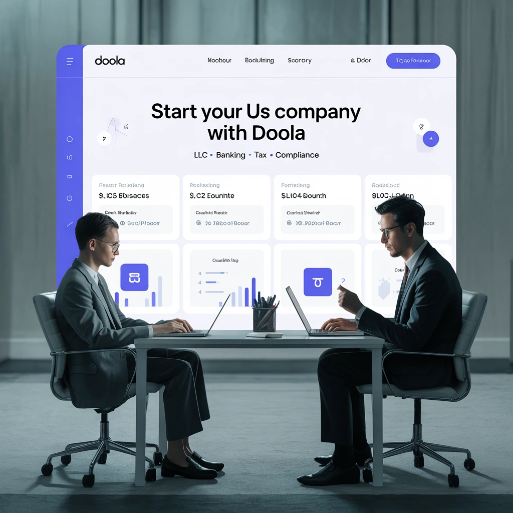 Entrepreneurs launching a startup with Doola company formation agents