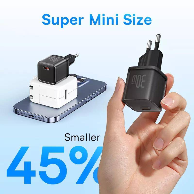 30W GaN USB-C Fast Charger for Apple iPhone, iPad, and MacBook 30W GaN USB-C Fast Charger for Apple iPhone, iPad, and MacBook