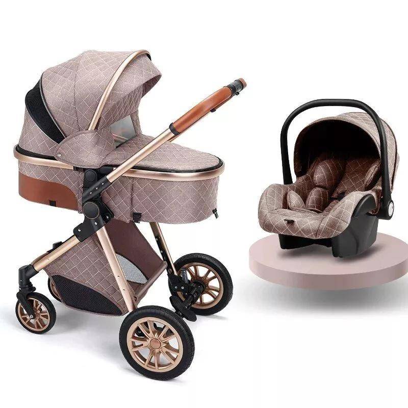 Luxurious 3-in-1 Portable Baby Stroller Luxurious 3-in-1 Portable Baby Stroller