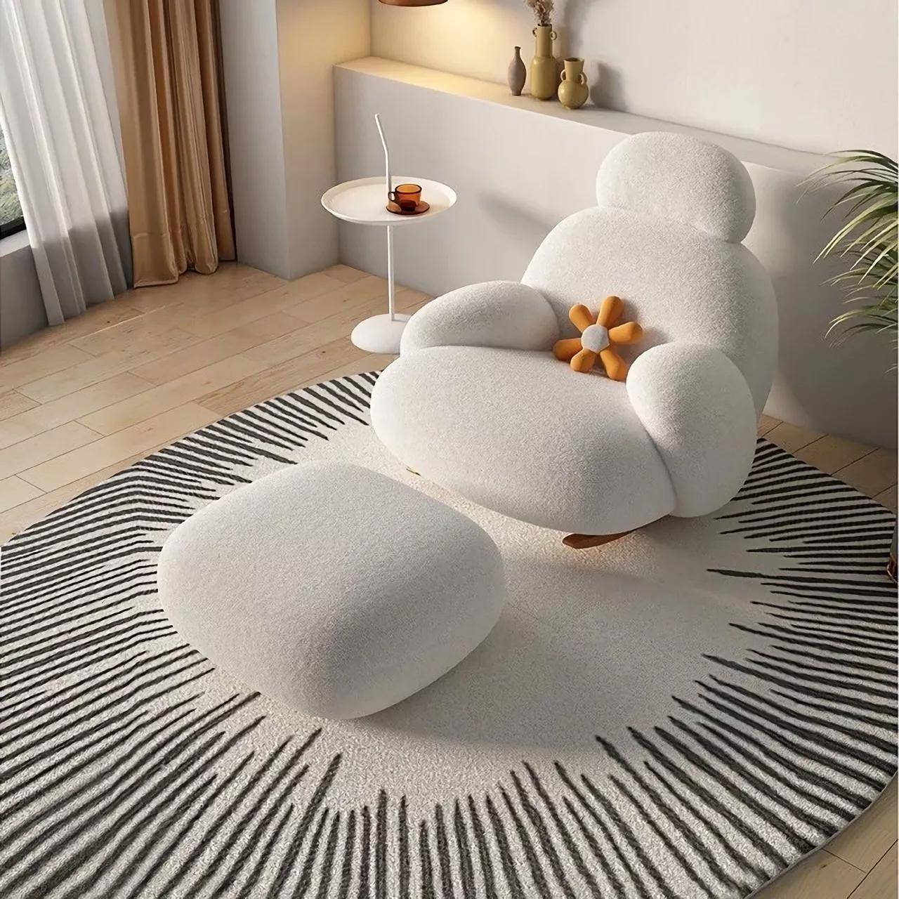 Modern Minimalist Leisure Chair – Nordic Style Lounge Recliner for Living Room, Bedroom, and Office Modern Minimalist Leisure Chair - Nordic Style Lounge Recliner for Living Room, Bedroom, and Office