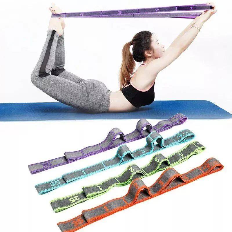 Multi-Purpose Elastic Yoga Strap: Stretching, Dance, Fitness & Pilates Band Multi-Purpose Elastic Yoga Strap: Stretching, Dance, Fitness & Pilates Band
