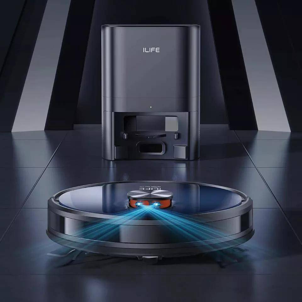 Robot Vacuum and Mop with Auto Empty Station, 3000Pa Suction & Smart App Control Robot Vacuum and Mop with Auto Empty Station, 3000Pa Suction & Smart App Control