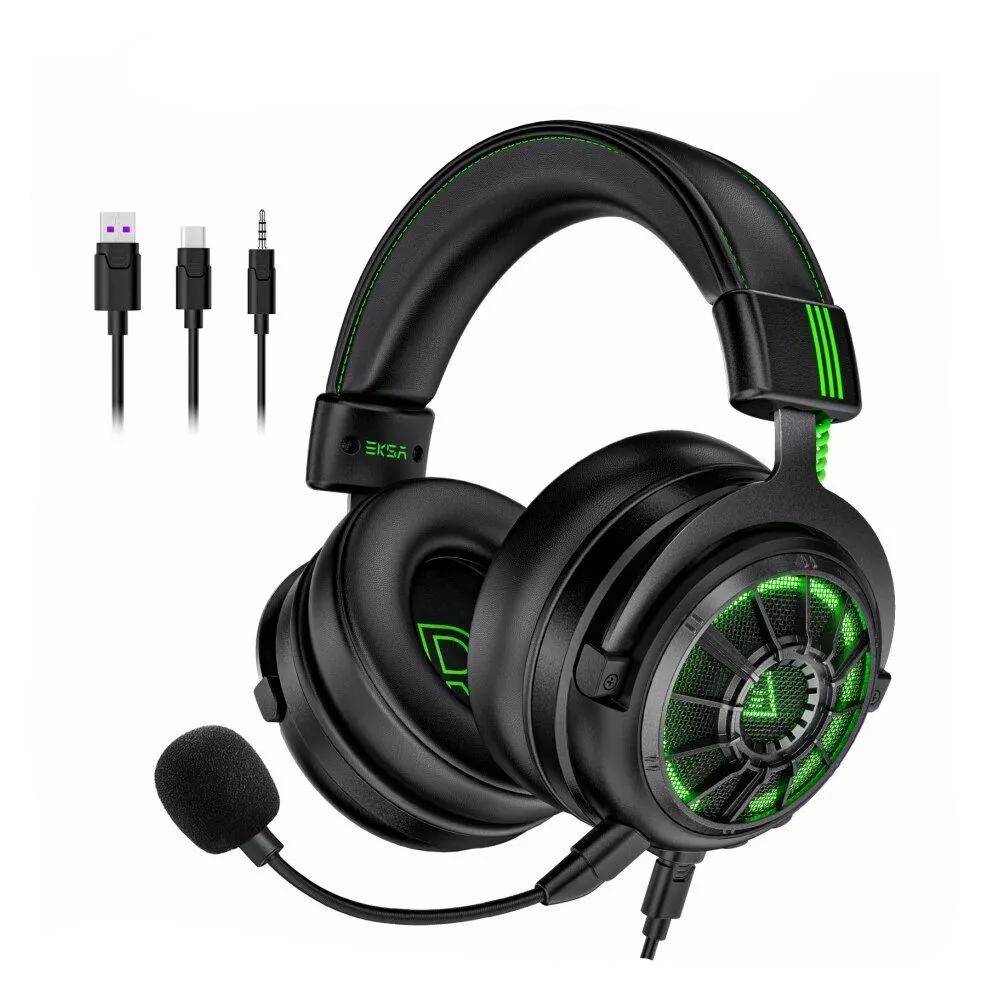 Wired Gaming Headset with 7.1 Surround Sound, Noise-Cancelling Mic, and Multi-Device Compatibility Wired Gaming Headset with 7.1 Surround Sound, Noise-Cancelling Mic, and Multi-Device Compatibility