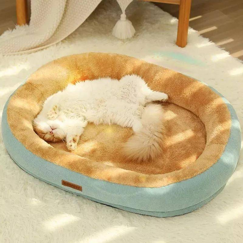 Cozy Comfort Cotton Pet Bed for Cats and Small Dogs Cozy Comfort Cotton Pet Bed for Cats and Small Dogs