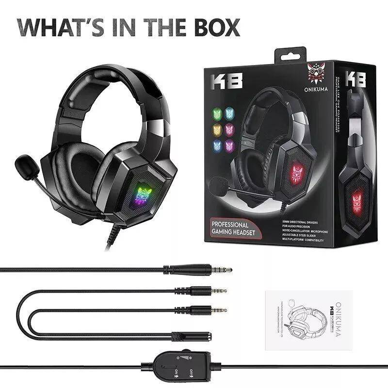 Wired Stereo Gaming Headset with Dynamic Immersive Sound & LED Lights Wired Stereo Gaming Headset with Dynamic Immersive Sound & LED Lights