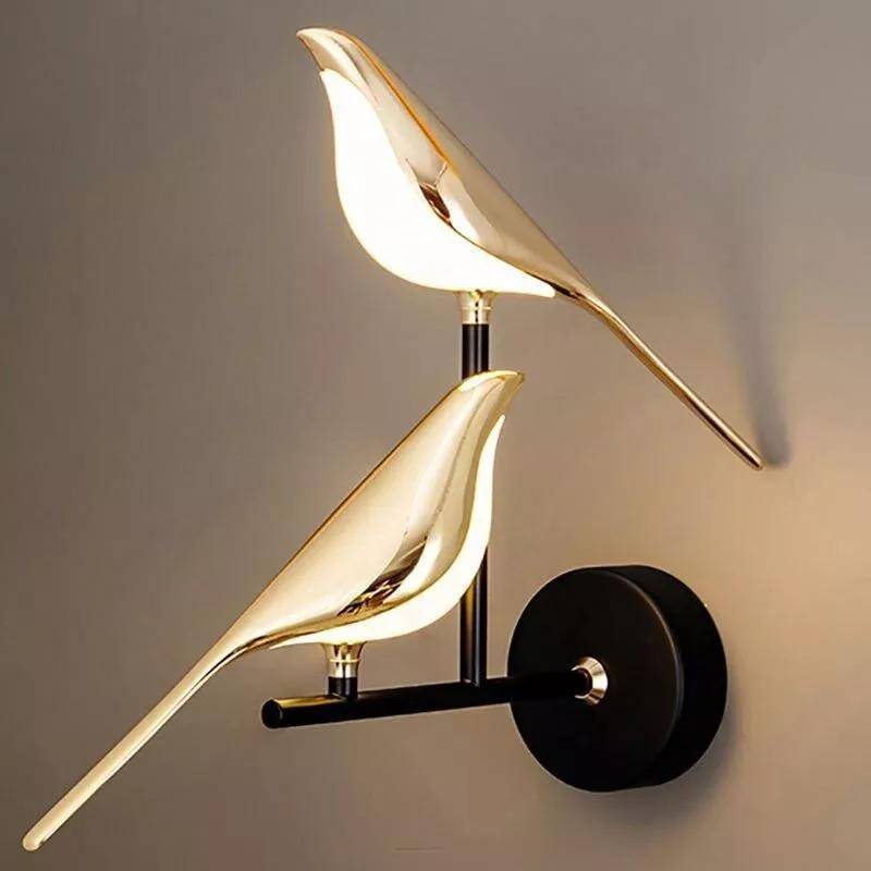 LED Golden Bird Wall Lamp LED Golden Bird Wall Lamp